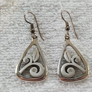 Brighton dangle wire Swarovski crystal earrings